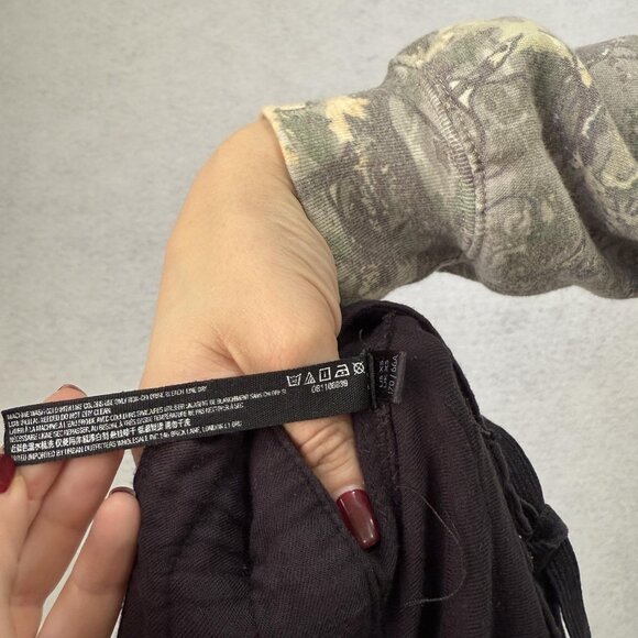 Free People Movement Pants Womens XS Black Cargo Wide Leg Drawstring Pockets - Picture 12 of 14